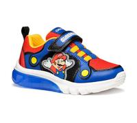 Geox J CIBERDRON Boy F - Scarpe da Ginnastica Bambino, Royal/Red,