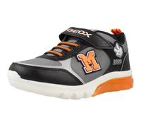 Geox J CIBERDRON Boy H - Scarpe da Ginnastica, Black/Silver,