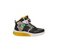 Geox J CIBERDRON Boy J - Scarpe da Ginnastica, Black/Yellow,