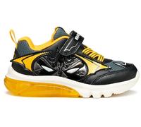 Geox J Ciberdron Boy, Scarpe da Ginnastica, Nero Giallo, 26 EU