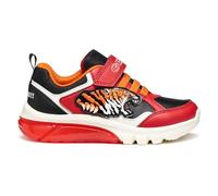 Geox J CIBERDRON Boy Sneaker, Rosso/Nero, 36 EU, Rosso Nero, 36 EU
