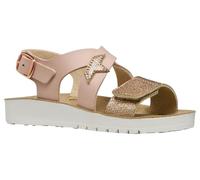 Geox J COSTAREI GI Sandal, LT, Rosa/Oro rosa, 24 EU