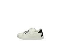 Geox J Djrock Boy A, Sneakers Bambini e ragazzi, Bianco/Nero (White/Black), 30 EU