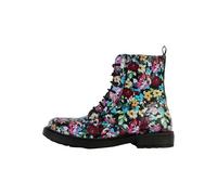 Geox J ECLAIR GIRL D - Stivaletto, BLACK/MULTICOLOR,