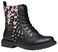 Geox J Eclair Girl, Stivale alla Caviglia, Black Rose, 28 EU