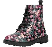 Geox J Eclair Girl, Stivale alla Caviglia, Nero Rosa, 32 EU