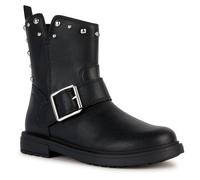 Geox J Eclair Girl, Stivale alla Caviglia Donna, Nero, 38 EU