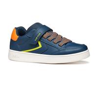 Geox J Eclyper Boy A, Scarpe da Ginnastica Bambini e Ragazzi, Navy Lime Green, 25 EU
