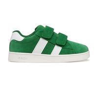 Geox J ECLYPER Boy C Sneaker, Verde/Bianco, 35 EU