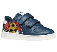 Geox J ECLYPER Boy D Sneaker, LT Navy/White, 33 EU