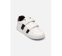 Geox J ECLYPER Girl A, Scarpe da Ginnastica, White Black Pink, 29 EU