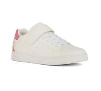 Geox J Eclyper Girl A, Scarpe da Ginnastica, Bianco Fucsia, 32 EU