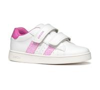 Geox J ECLYPER Girl A, Scarpe da Ginnastica, White/Fuchsia, 34 EU