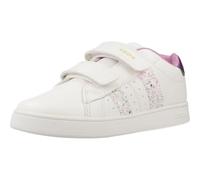 Geox J ECLYPER Girl A Sneaker, Bianco/Multicolore, 29 EU