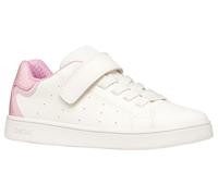 Geox J ECLYPER Girl A Sneaker, Bianco/Rosa, 28 EU