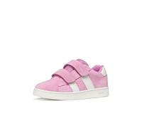 Geox J ECLYPER Girl A Sneaker, Dk Pink/White, 30 EU