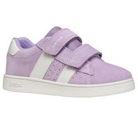 Geox J ECLYPER Girl A Sneaker, Lavender/Bianco, 26 EU