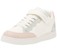 Geox J ECLYPER Girl B Sneaker, Bianco/Rosa, 30 EU