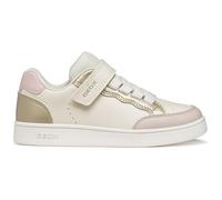 Geox J ECLYPER Girl B Sneaker, LT Ivory/Oro, 31 EU