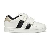 Geox J Eclyper Girl, Scarpe da Ginnastica, off White Black, 27 EU