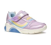 Geox J FADINLIGHT Girl A, Scarpe da Ginnastica, Lilac/Multicolor, 35 EU