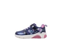 Geox J FADINLIGHT Girl B - Scarpe da Ginnastica, Navy/Fuchsia,