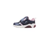 Geox J FADINLIGHT Girl Sneaker, Navy/Pink, 34 EU, Navy Rosa, 34 EU