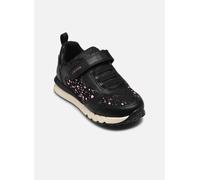 Geox J Fastics Girl, Scarpe da Ginnastica, Nero/Viola, 27 EU