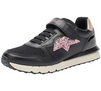 Geox J Fastics Girl C, Sneakers Bambine e ragazze, Black Dk Pink, 29 EU