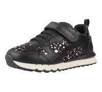 Geox J Fastics Girl, Scarpe da Ginnastica, Nero/Viola, 33 EU
