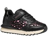 Geox J Fastics Girl, Scarpe da Ginnastica, Nero/Viola, 35 EU