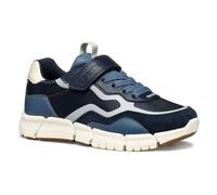 Geox J FLEXYPER Boy A - Scarpe da Ginnastica Bambino, Navy/Lt Grey,