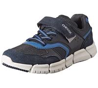 Geox J Flexyper Boy A, Sneakers Bambini e ragazzi, Blu (Navy/Dk Blue), 34 EU
