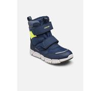 Geox J Flexyper Boy B Abx, Stivaletti Bambini e ragazzi, Navy Fluo Yellow, 32 EU