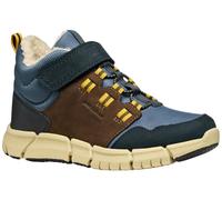 Geox J Flexyper Boy B Abx, Stivaletti Bambini e ragazzi, Marrone Blu, 34 EU