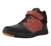 Geox J Flexyper Boy B Abx, Stivaletti Bambini e ragazzi, Wine Black, 36 EU
