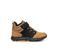 Geox J FLEXYPER Boy B ABX, Stivaletto, Black/Dk Yellow, 39 EU