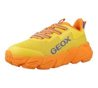 Geox J FLEXYPER Fast Boy - Scarpe da Ginnastica Bambino, Yellow/Orange,