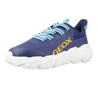 Geox J Flexyper Fast Boy, Scarpe da Ginnastica, Blu Navy, 37 EU