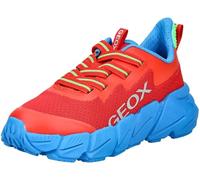 Geox J FLEXYPER Fast Boy, Scarpe da Ginnastica, Red/Lt Blue, 38 EU