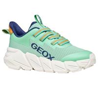 Geox J FLEXYPER Fast Boy Sneaker, Mint/LT Arancione, 35 EU