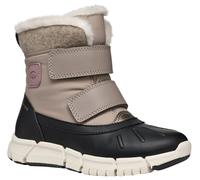 Geox J FLEXYPER Girl B AB, Scarpone da Neve, Dk Beige/Black, 37 EU