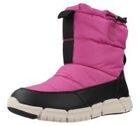 Geox J FLEXYPER Girl B AB, Scarpone da Neve, Fuchsia/Black, 37 EU