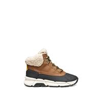 Geox J FLEXYPER Plus Boy, barca alla caviglia, marrone/giallo, 34 EU, Brown Yellow, 34 EU