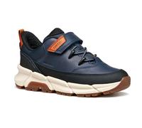 Geox J Flexyper Plus Boy, Scarpe da Ginnastica, Blu Navy, 33 EU