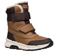 Geox J FLEXYPER PLUS BOY - Scarpone da neve, TOBACCO/COFFEE,