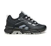 Geox J FLEXYPER Plus Boy Sneaker, Black/Grey, 32 EU, Nero/Grigio, 32 EU