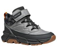 Geox J Flexyper Plus Boy, Stivale alla Caviglia, Grigio/Nero, 35 EU
