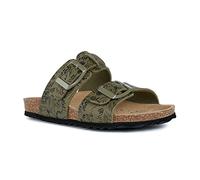 Geox J Ghita Boy, Sandali Bambini e ragazzi, Military Drawing, 34 EU