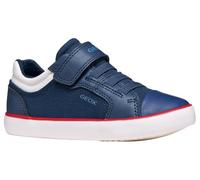 Geox J GISLI Boy A Sneaker, Navy/White, 37 EU